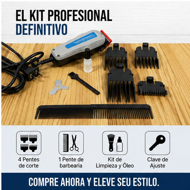 Combo Profesional: Máquina de Corte + Patillera 3 en 1