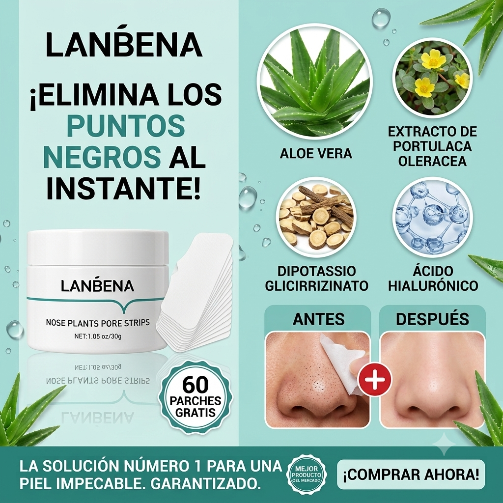 Lanbena® Pore Peel Pro – El Sistema Número 1 Contra Puntos Negros