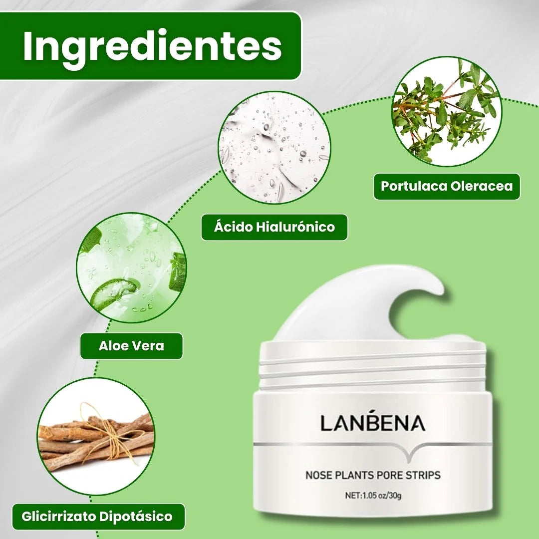 Lanbena® — Mascarilla Adiós Puntos Negros, Piel de Porcelana